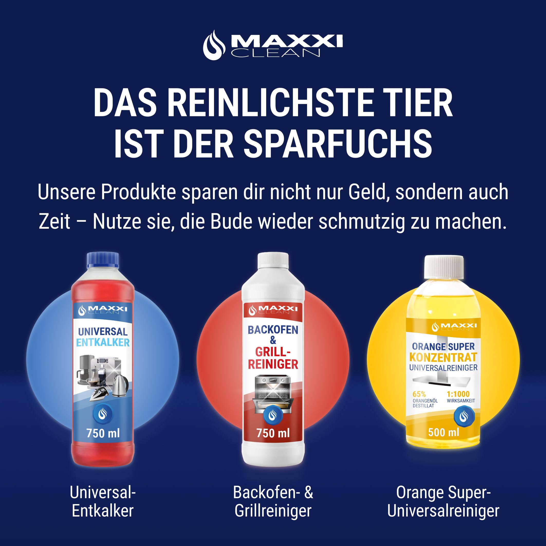 Maxxi Clean 6 x 750 ml bioetanolu do kominków stołowych, wyprodukowano w Niemczech, bezzapachowy i bez sadzy, do kominków etanolowych w pomieszczeniach i na zewnątrz, nadaje się do kominków pokojowych