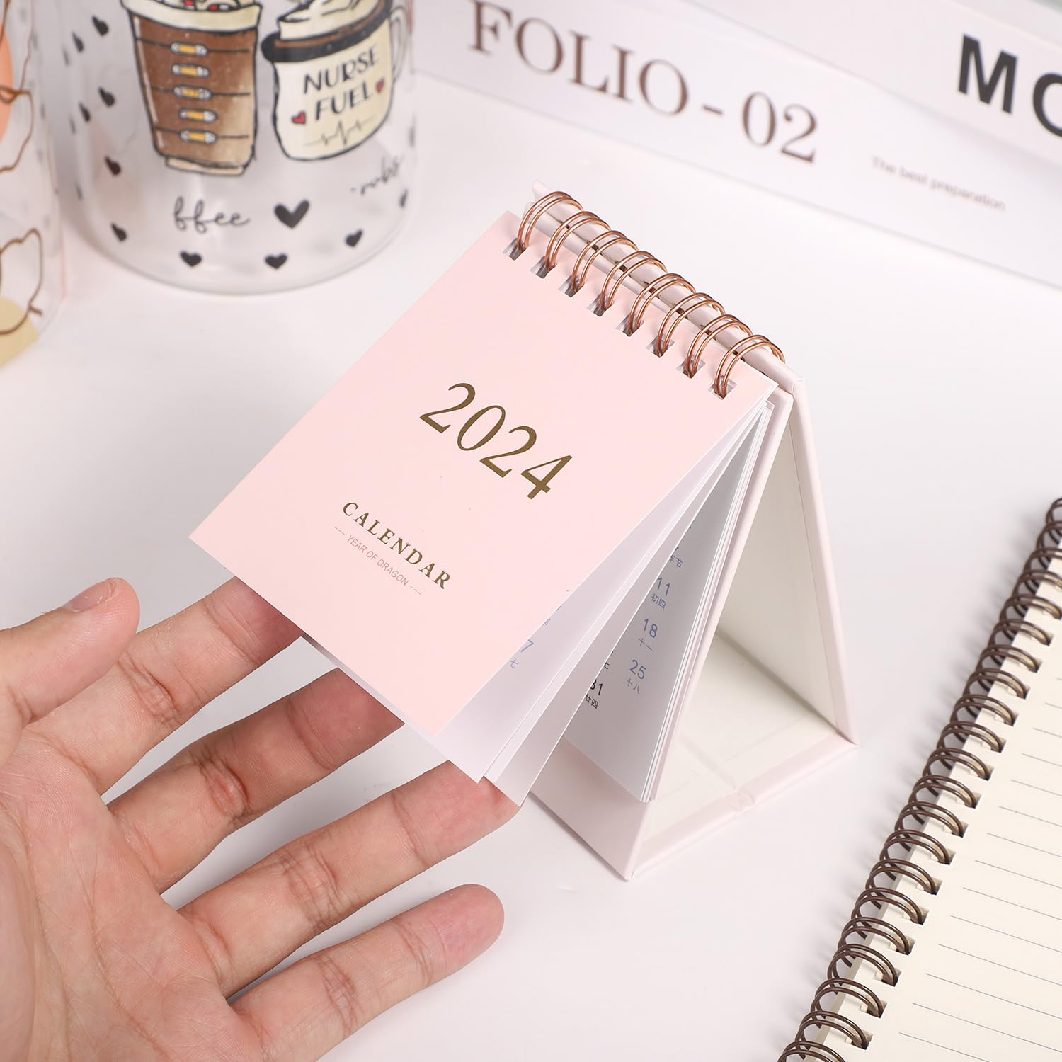 Amazon.com : Mini Desk Calendar, Small Desktop Calendar Mini