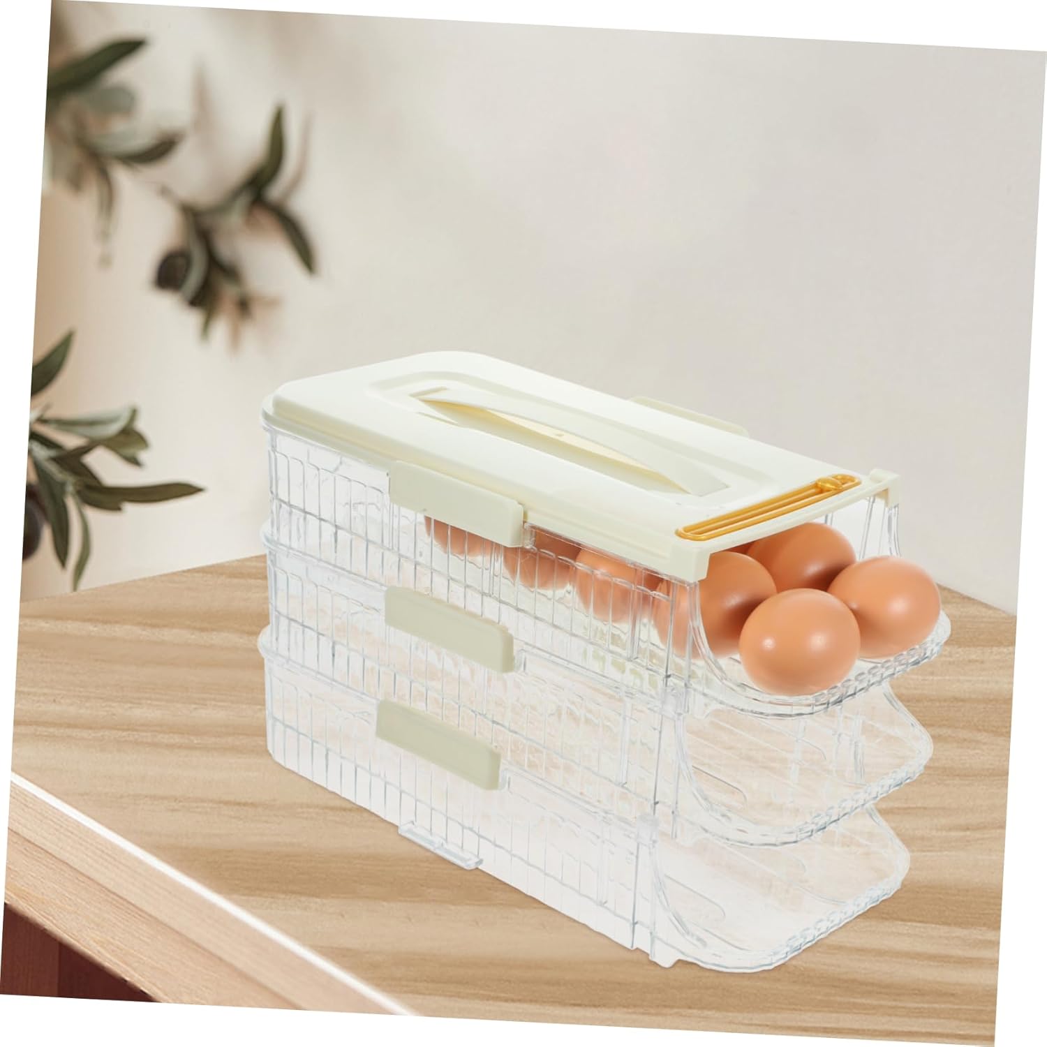 Generic Holder Refrigerator Dispenser Automatic Rolling Organizer for Kitchen Fridge Design