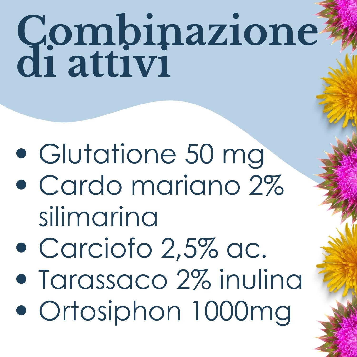 ERBEX - Depurex | Cardo Mariano Tarassaco Carciofo e Glutatione | Integratore Liquido Depurativo Fegato e Drenaggio | 300 ml