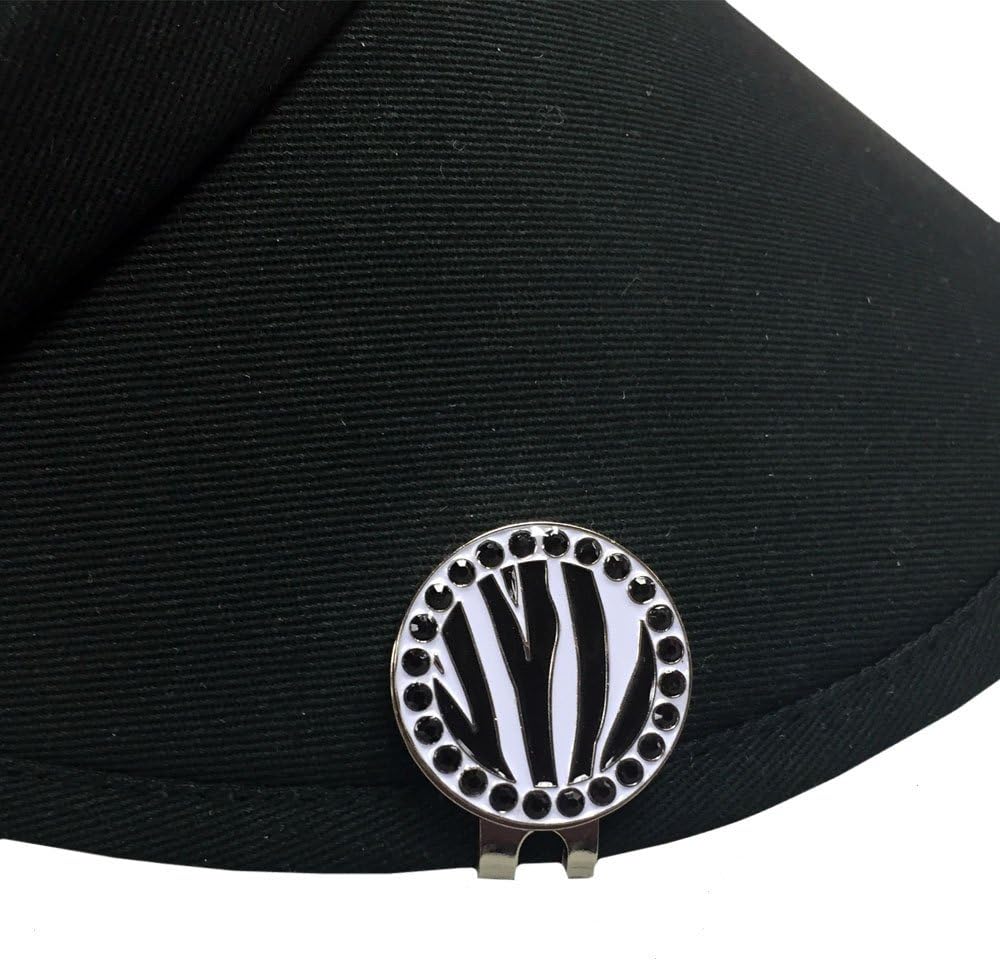 review Giggle Golf Animal Print Golf Ball Marker Pack | Includes One Zebra, One Tiger, and One Black Paw Print Bling Ball Marker