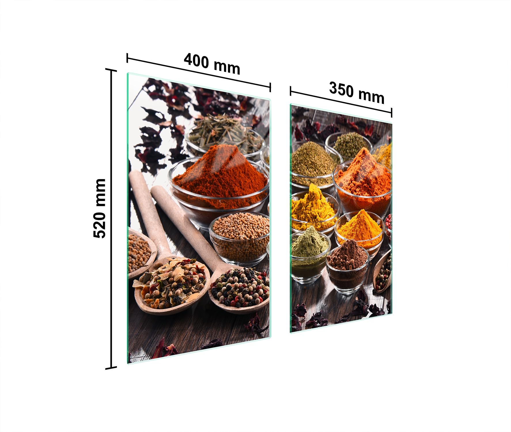 Protector Salpicaduras Cocina Placa Protectora De Vitrocerámica 70x52 Cm – Vidrio Templado, Multiusos: Protector, Tabla De Cortar, Bandeja (Diseño Ciudad) Placa Decorativa Ciudad