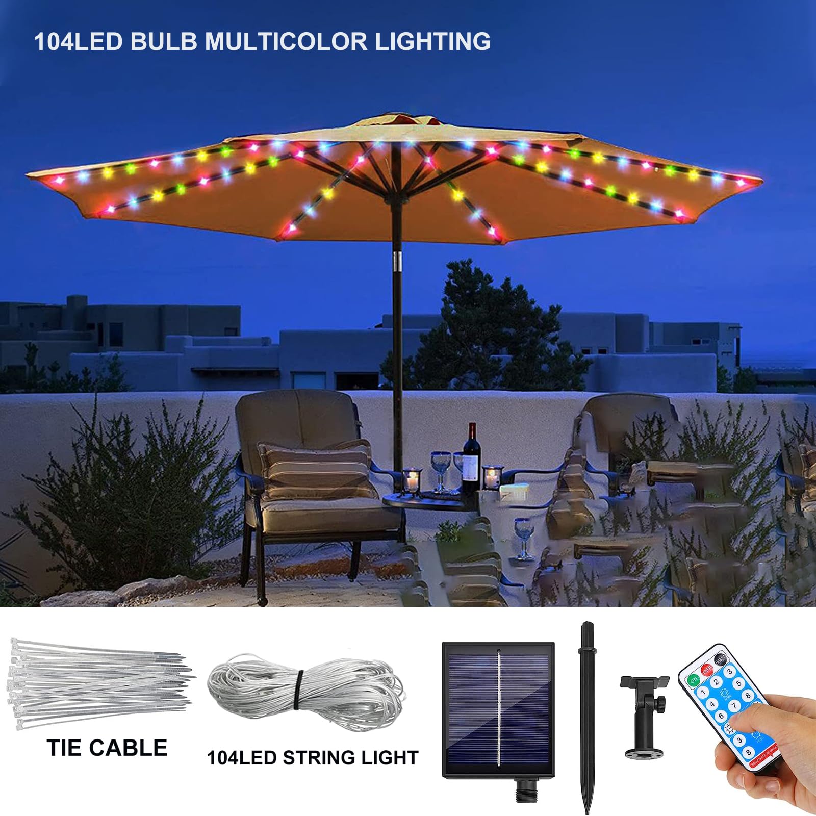 FARO ENERGIA SOLARE LED 30W CON PANNELLO FARETTO CREPUSCOLARE TELECOMANDO 6400K | Leroy Merlin