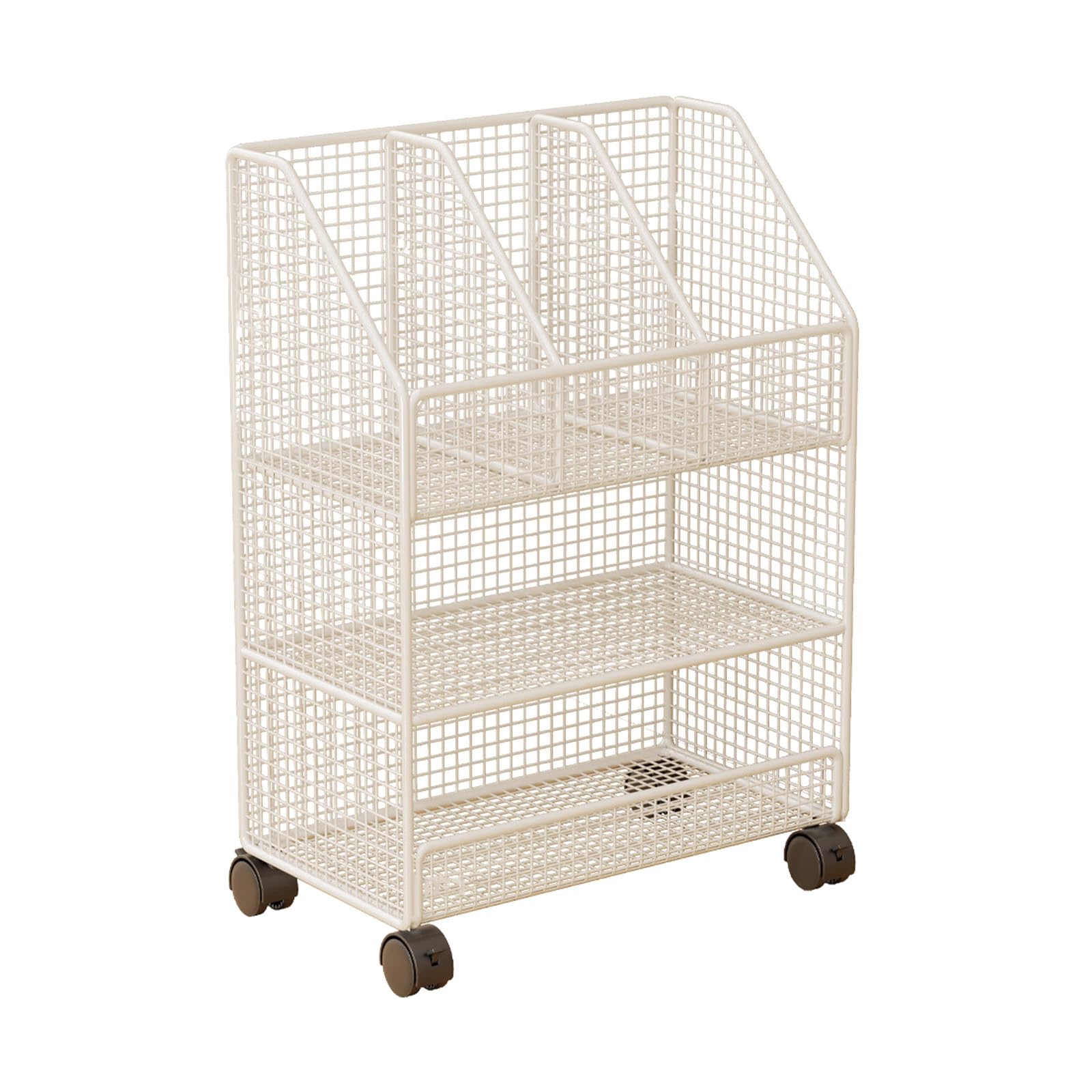 RAFGALDEX Functional Storage Organizers with Integrated and Multi Layer Structure for Efficient Home Organization Rolling Storage Container