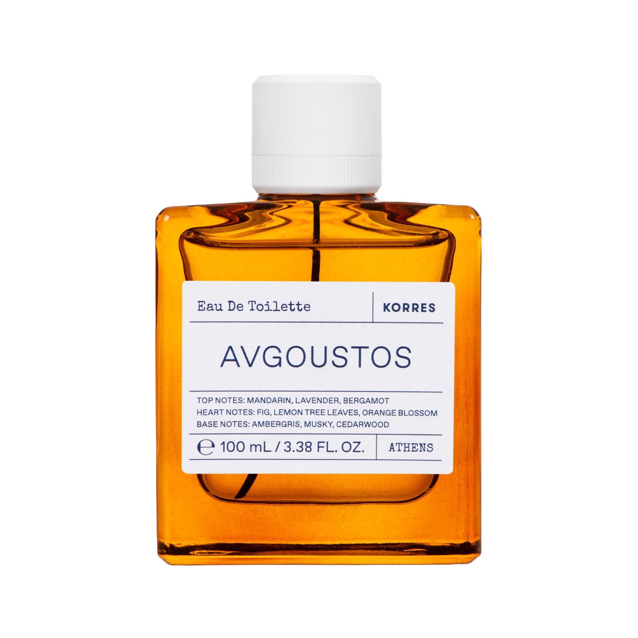 Korres Avgoustos Eau De Toilette Per Uomo E Donna, Profumo Unisex, Profumo Fruttato E Agrumato, Vegano, 100 Ml-image