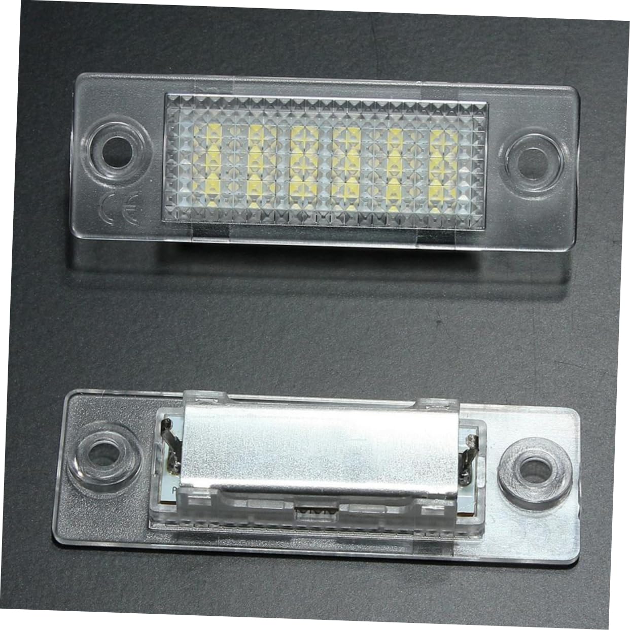 GLEAVI 6piezas Luz De Matrícula Led Para Automóviles Lámpara Placa Leds Brillantes Instalación Sencilla Consumo Energético Accesorios Para Vehículos