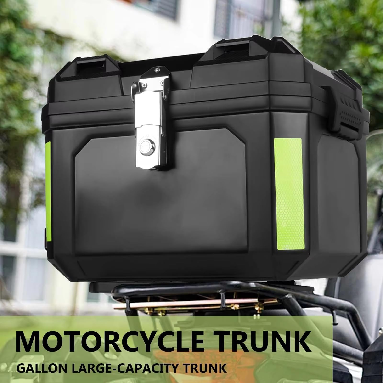 Para Casco De Moto, Gran Capacidad Maleta De Moto De 45L/55L, Baúl Trasero, Compartimento Bolsa De Alforjas Para Moto(55L)