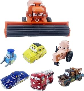 7PCS Diecast Alloy Toys Combo Boys Kids Toy Car 1:55 Diecast Model Vehical Children Birthday Car Toys