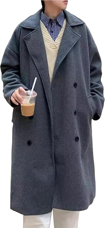 Amazon | [二力] コート メンズ チェスターコート 冬 ロングコート