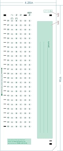 Miniatura 3 de TEST-889E 889 E Formularios de prueba compatibles (paquete de 25 hojas)