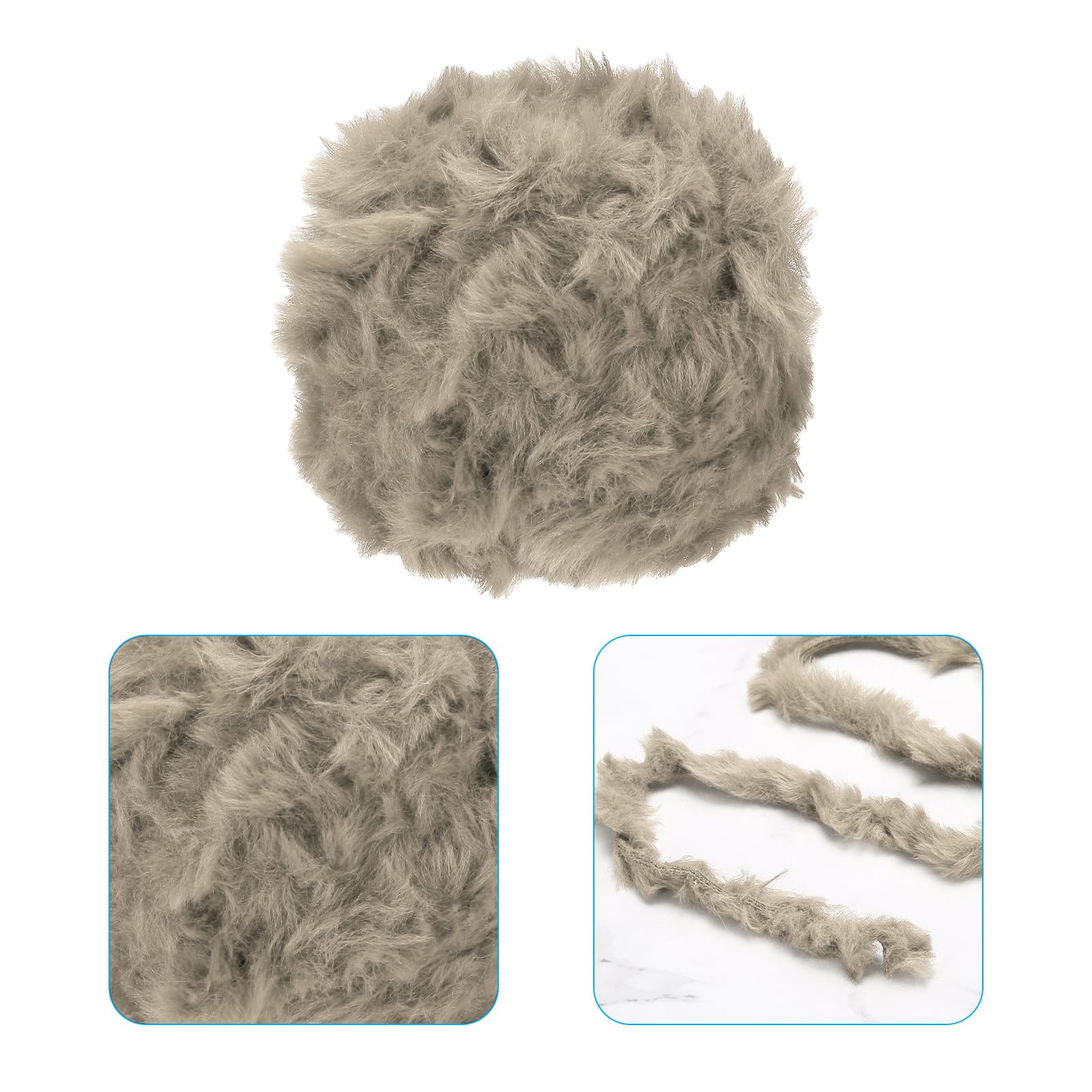 PATIKIL 35yds Faux Fur Yarn - Image 3