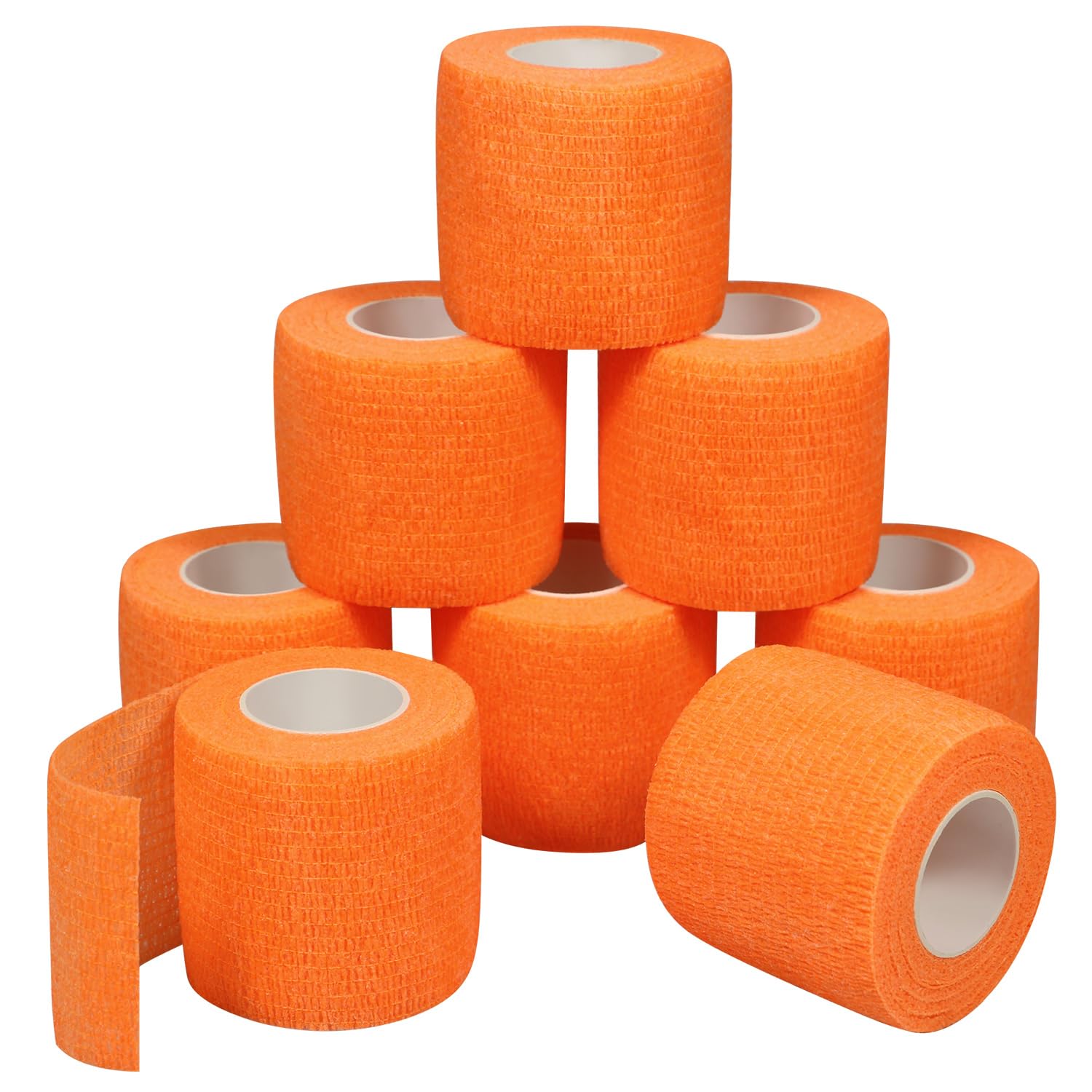 Bendaggi autoaderenti, nastro elastico per sport atletici, distorsioni, gonfiore e indolenzimento su polso e caviglia, 8 pezzi, 5,1 x 4,5 m