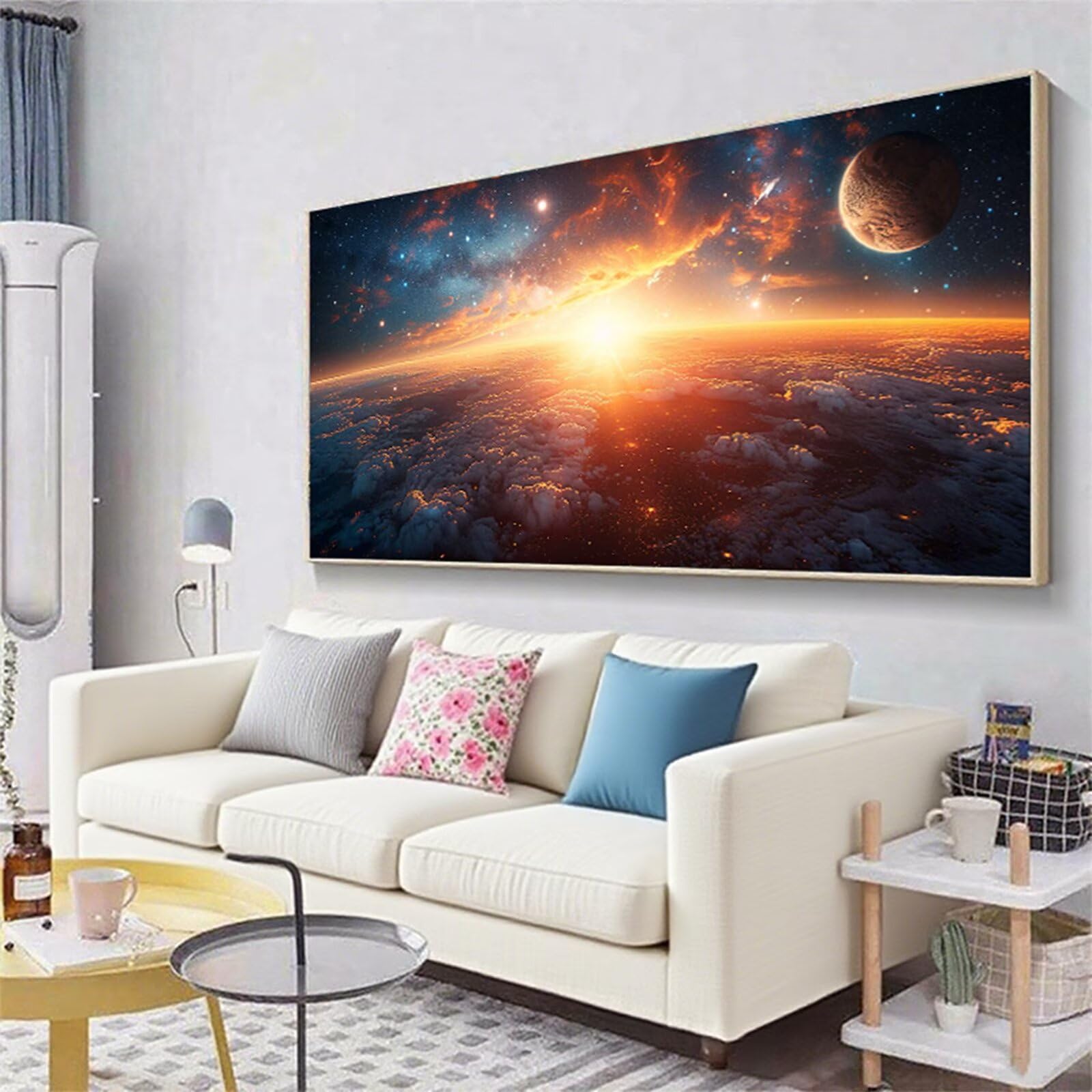 Sztuka diamentowa, gwiaździste niebo, zestaw do malowania diamentami dla dorosłych, sztuka 5D, planeta, klejnot, sztuka i rzemiosło, DIY, kryształ górski, haft krzyżykowy, malowanie po numerach