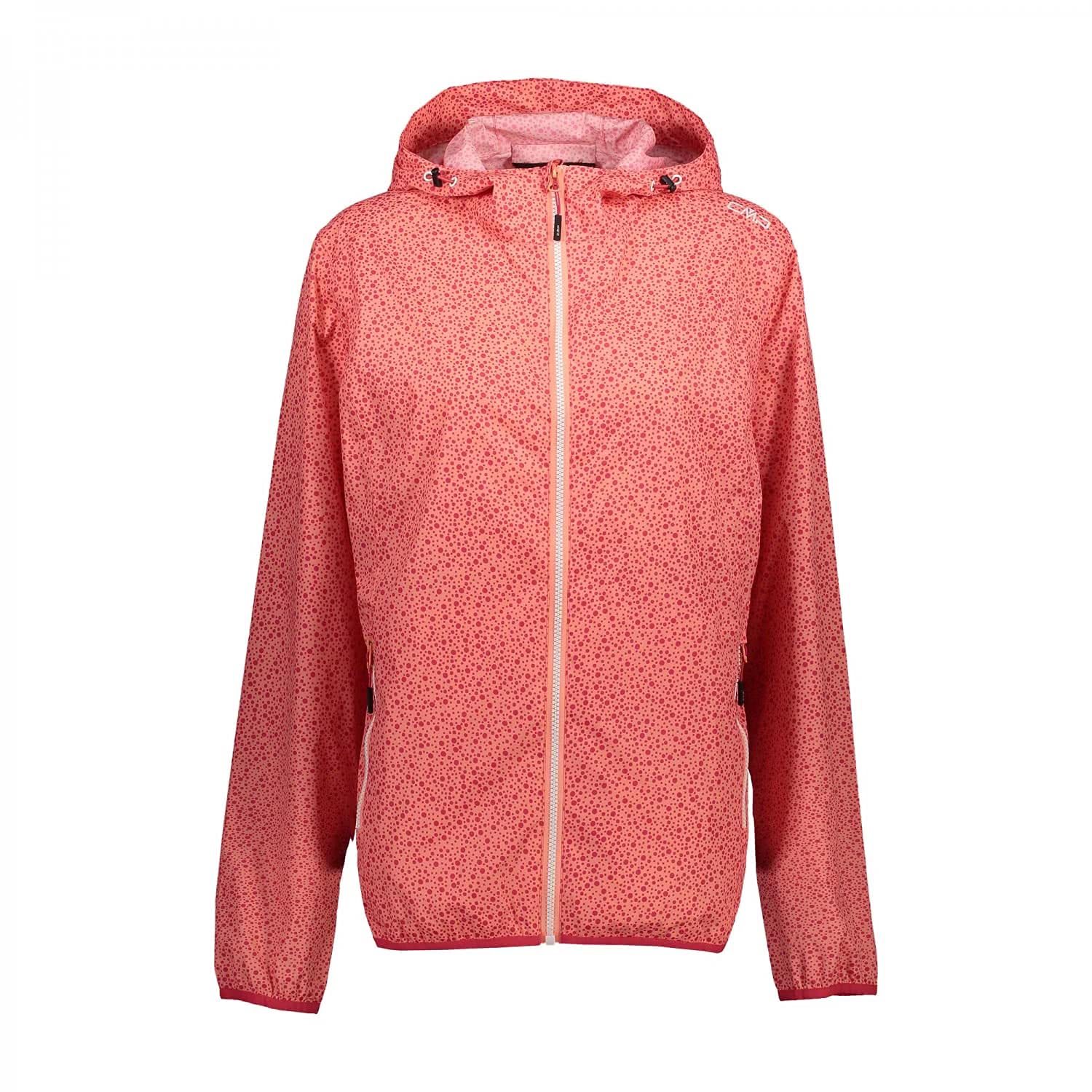 CMP Damen Damen-regenjacke mit Abnehmbarer Kapuze Jacke aus reißfestem Polyamid (1er Pack)