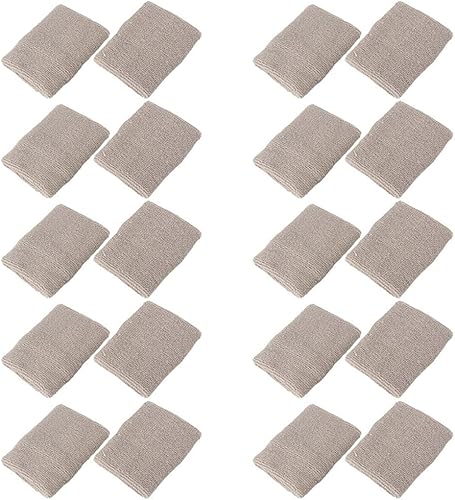 Mallofusa 10 Pack Colorful Sports Basketball Football Absorbent Wristband Party Outdoor Activity