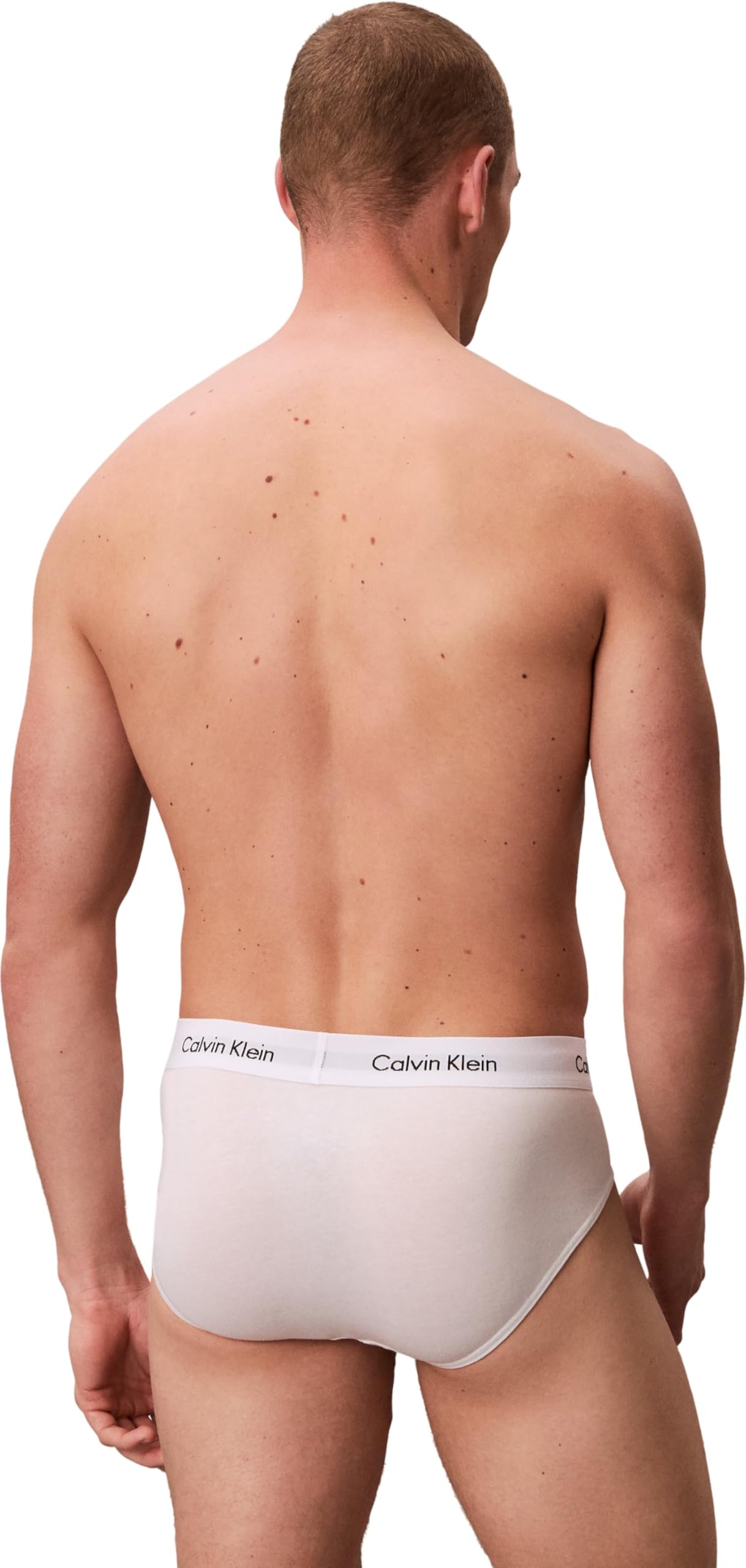 Calvin Klein 3P Hip Brief Hip Briefs Mężczyźni,Biały,XL