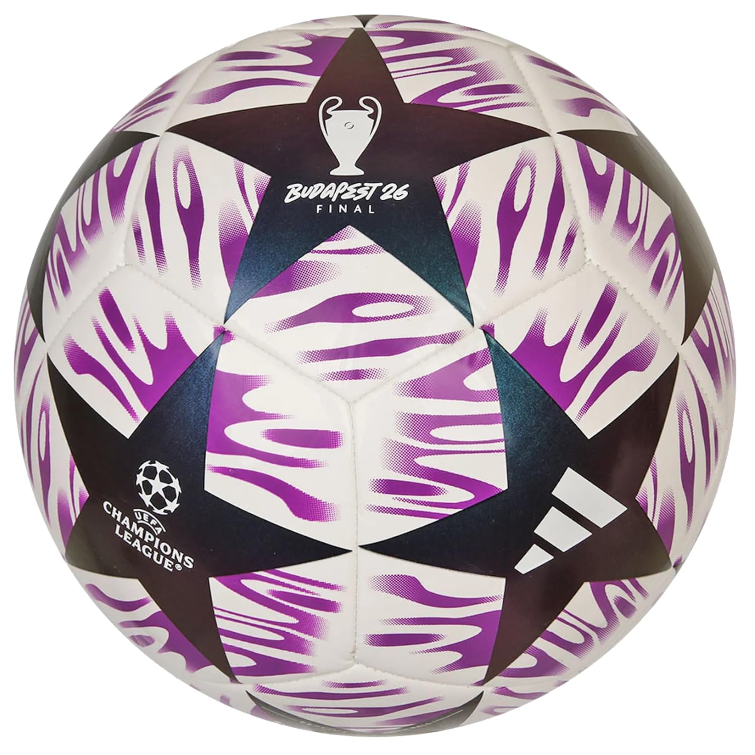 adidas UEFA Champions League Final Club Replica Ball JX9093, Unisex Footballs, White, Size 4