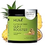 Flatter Me Fiber GLP-1 Booster – Fiber Supplement for Women & Men, Prebiotics & Enzymes for Weight Support, Reduce Bloating, Double GLP-1 Levels, Digestive & Gut Health (10 Servings)