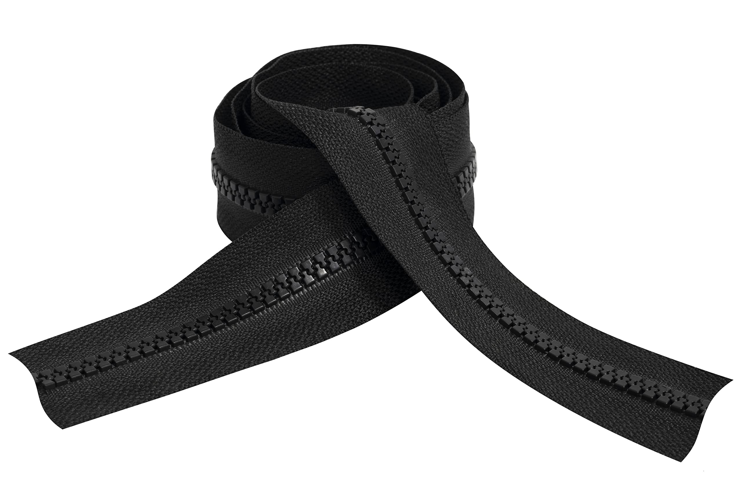 Cremallera Por Metro N°5, 1 Metro, Plástico Inyectado Negro – Sin Cursor, Para Costura, Manualidades, Ropa | Mercería, DIY, Proyectos Creativos