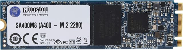 Kingston A400 SSD Internal Solid State Drive M.2 2280 SATA Rev 3.0, 120GB - SA400M8/120G
