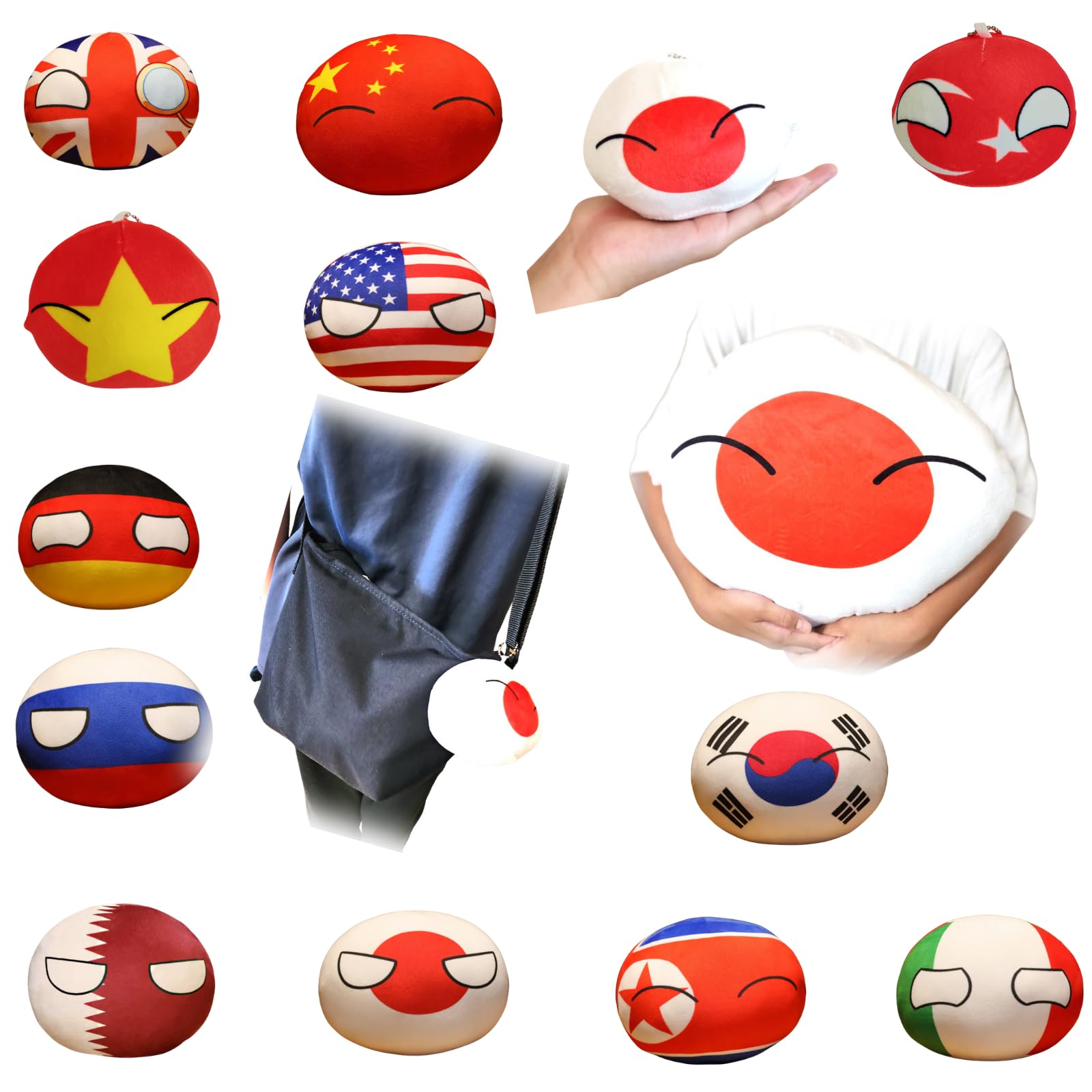 Amazon.co.jp: Polandball Animation Countryball Plush Toy Figurine