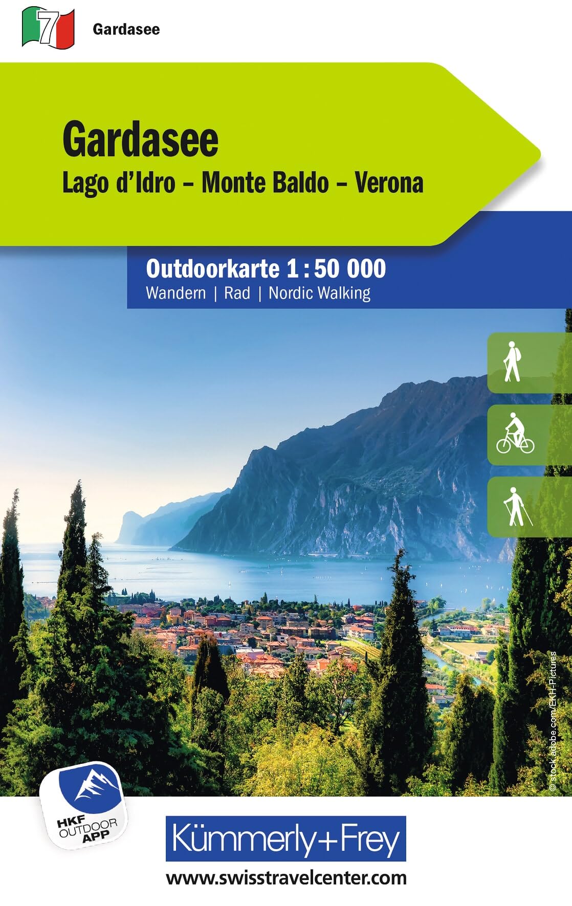 Lake Garda (7): Mit Lago d'Idro, Monte Baldo und Verona. Touren für Wanderer, Biker und mehr! Wetterfest und leicht lesbar (Outdoor maps Italy)