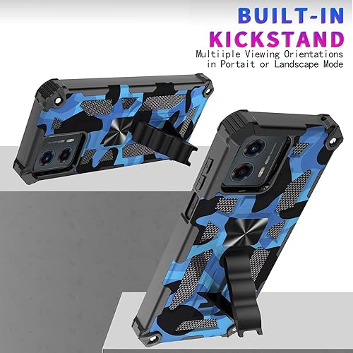 Miniatura 3 de Funda de teléfono para Moto G 5G 2023, grado militar, a prueba de golpes, Moto G 5G 2023, con protector de pantalla Moto G 0.18 oz 2023 con funda