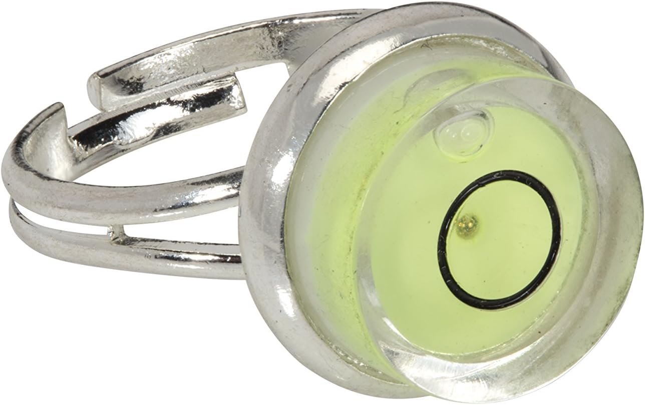 Handmade Spirit Level Ring Unique Unusual Gift Idea