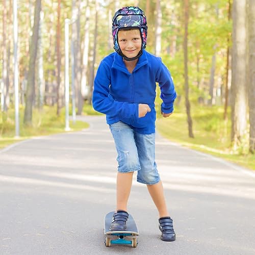 Miniatura 8 de Casco de protección de carcasa suave de 7 V 7, protectores de cabeza de rugby, casco acolchado de portero ajustable, casco de portero de fútbol