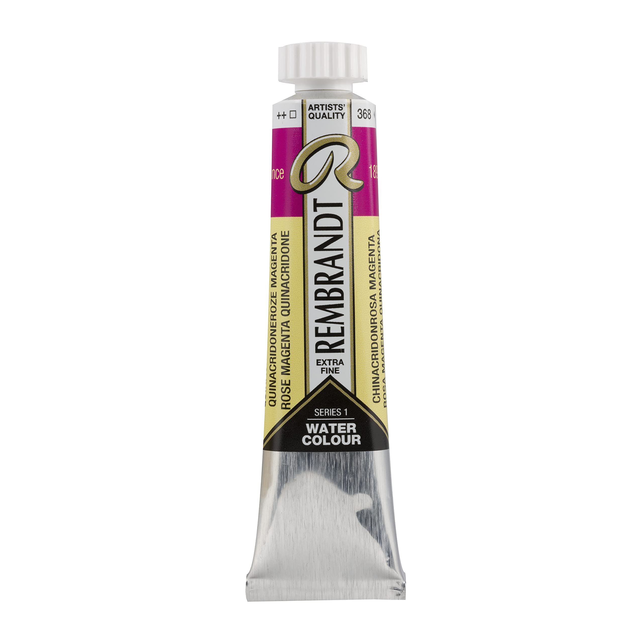 Rembrandt Watercolour - Professional Quinacridone Rose Magenta 368-20 ml Tube - Highest Lightfastness - Artist Quality - Crafted in the Netherlands