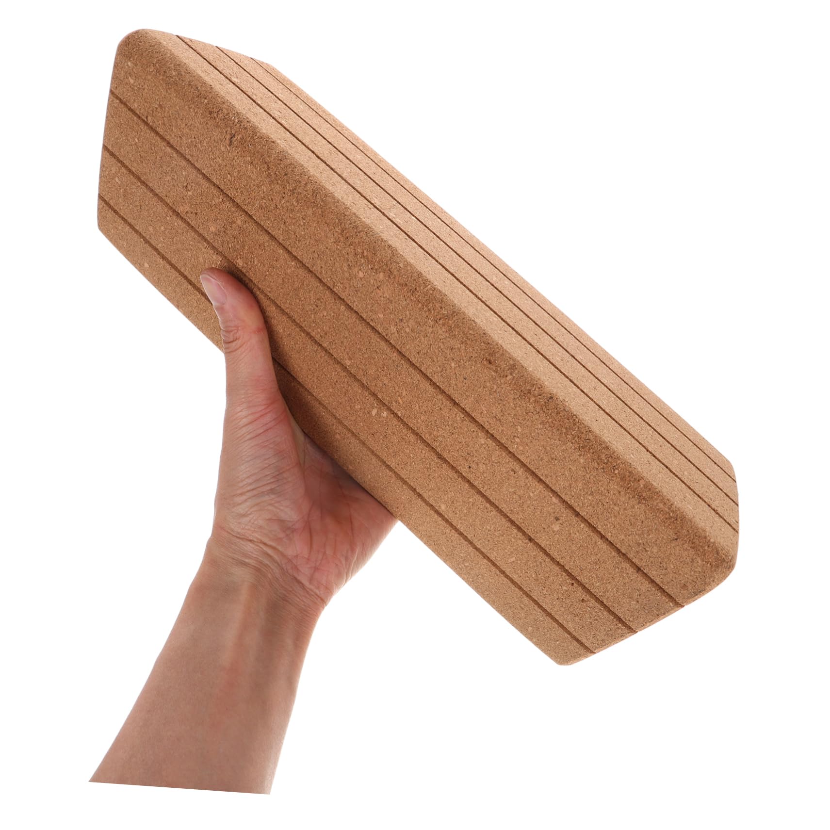 TOYANDONA Bloques de Yoga Triangulares de Corcho de Alta para Principiantes Accesorios de y Fitness para Cintura y Abdomen Soporte Robusto para Ejercicios