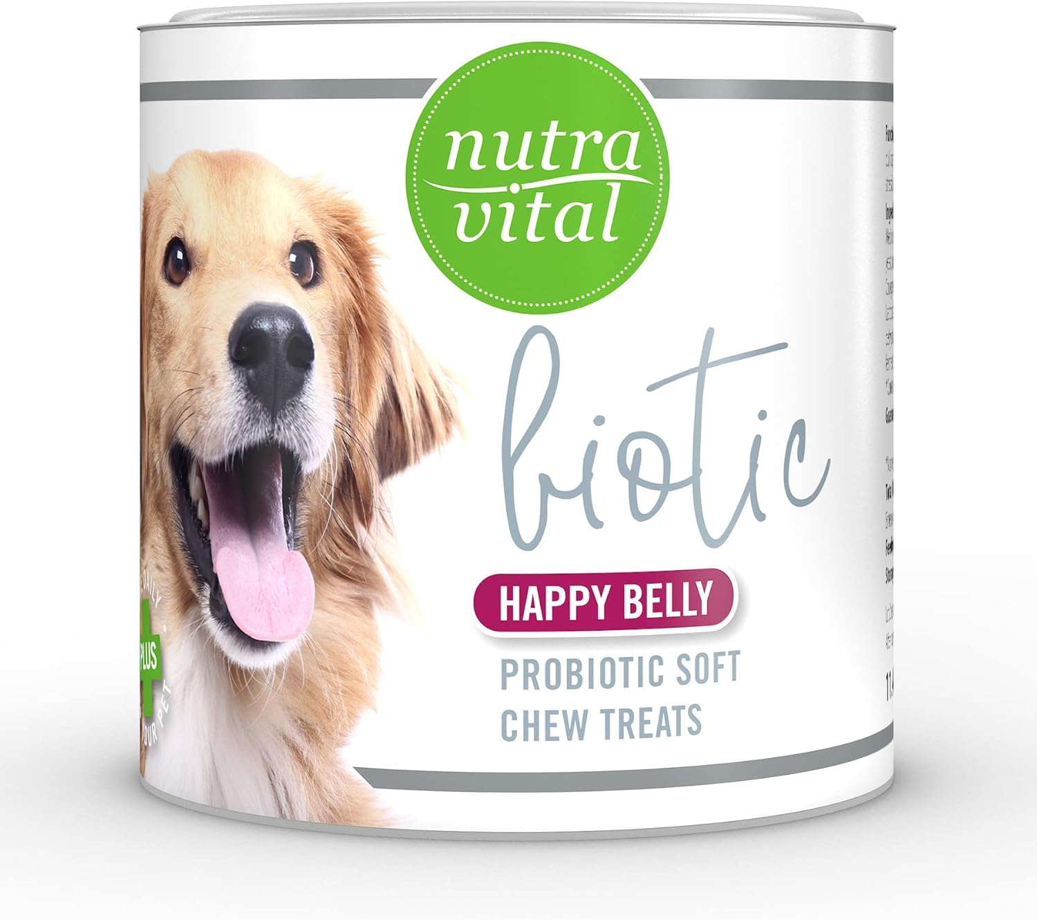 NutraVital Happy Belly Probiotic Treats for Dogs Dog