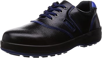 シモン 安全靴 短靴 SL11－BL黒／ブルー 25．5cm＿ の通販