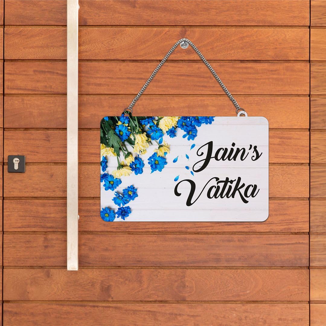 CVANU Customized Wooden Name Plate for Home Entrance Multicolour Size(10.5x18inch)_C1 — Amazon image 28