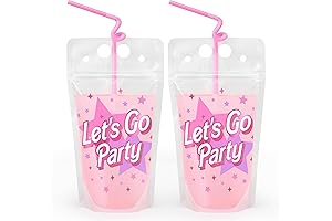 xo, Fetti Let's Go Party Pink Drink Pouch