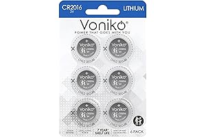 Voniko 3V Lithium Battery 2 Pack: Long-Lasting Coin Cell Batteries for Essential Devices