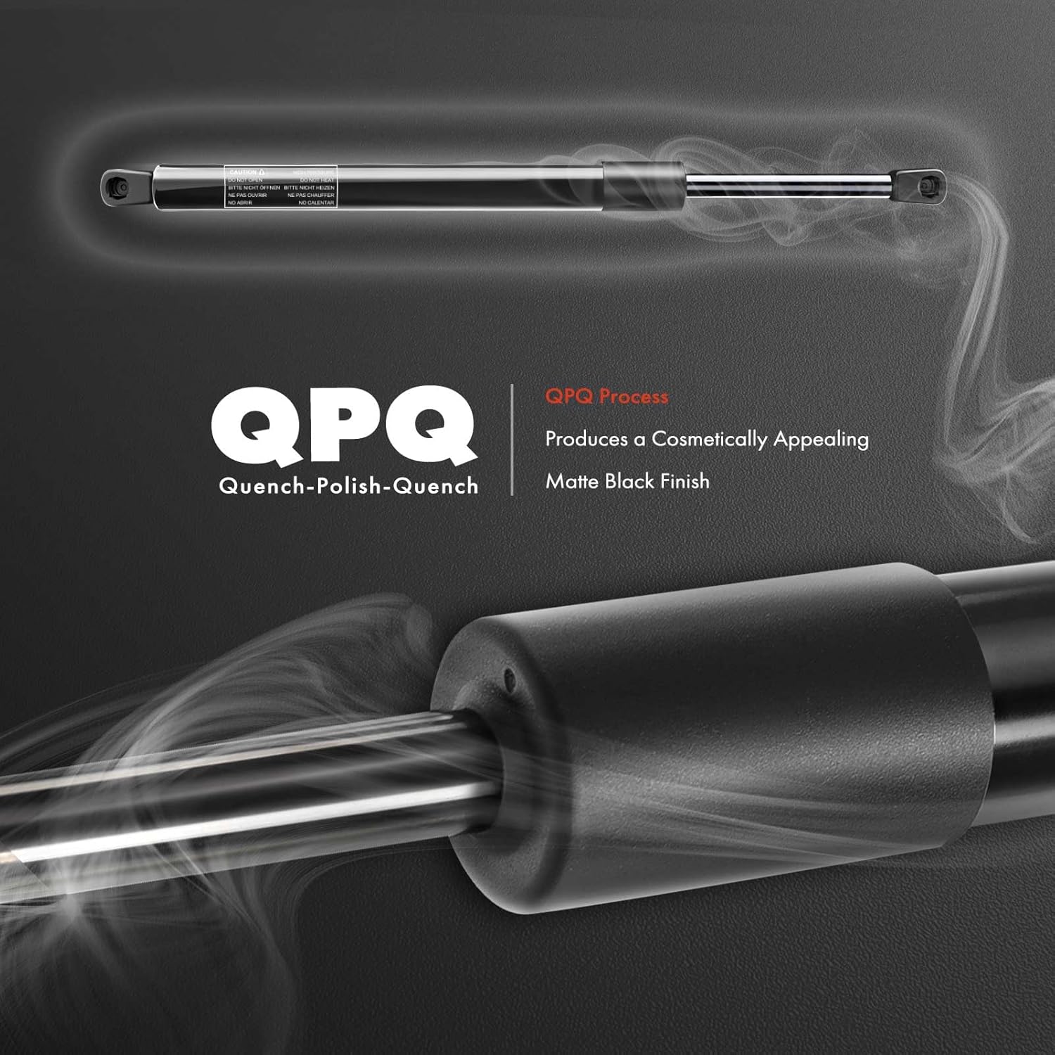 A-Premium Front Hood Lift Supports Shock Struts Compatible with Select Mercedes-Benz Models - CLS550 2007-2016, CLS550, CLS400, S350, S63 AMG, SL550, S600, E280, E300, E320, E350, E500, E550(2PC Set)