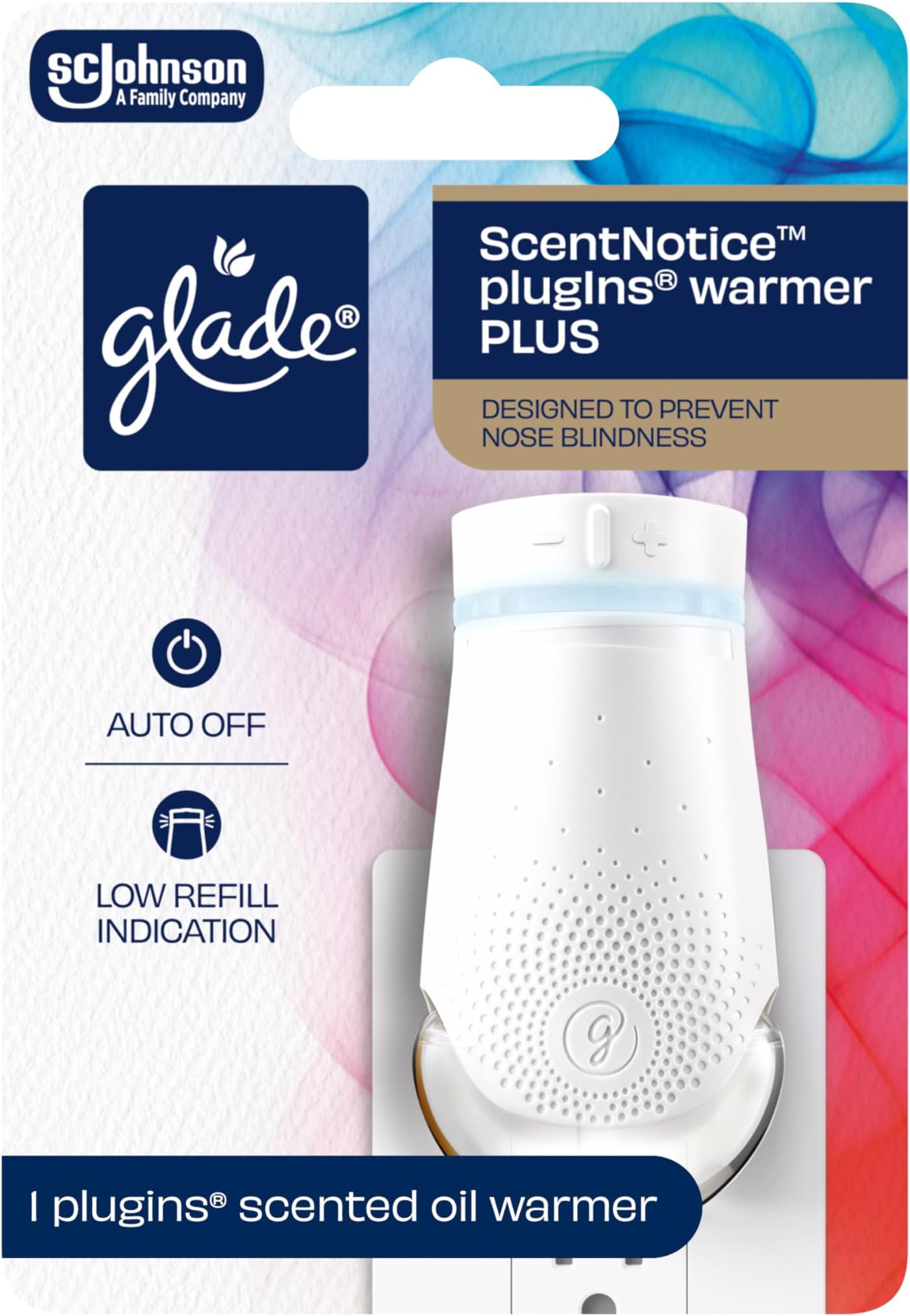 PlugIn Plus Air Freshener Warmer, Holds Scented Oil Refill, 1 Count