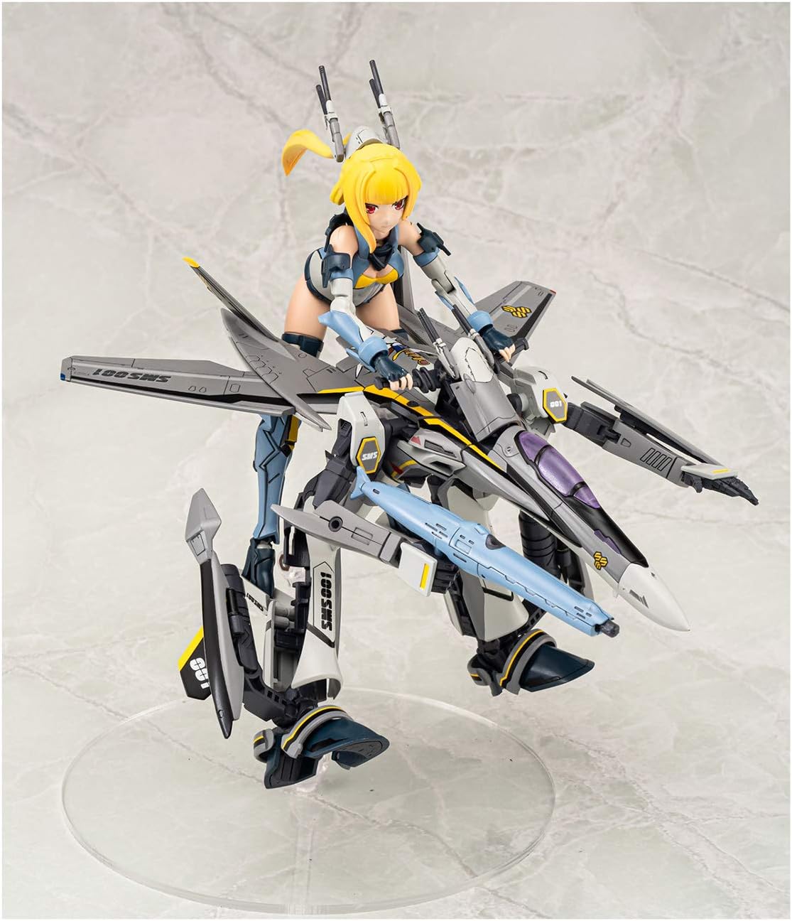 Aoshima Variable Fighter Girls Macross Delta VF-25S Messiah - Plastic Model Building Kit # 57216 …