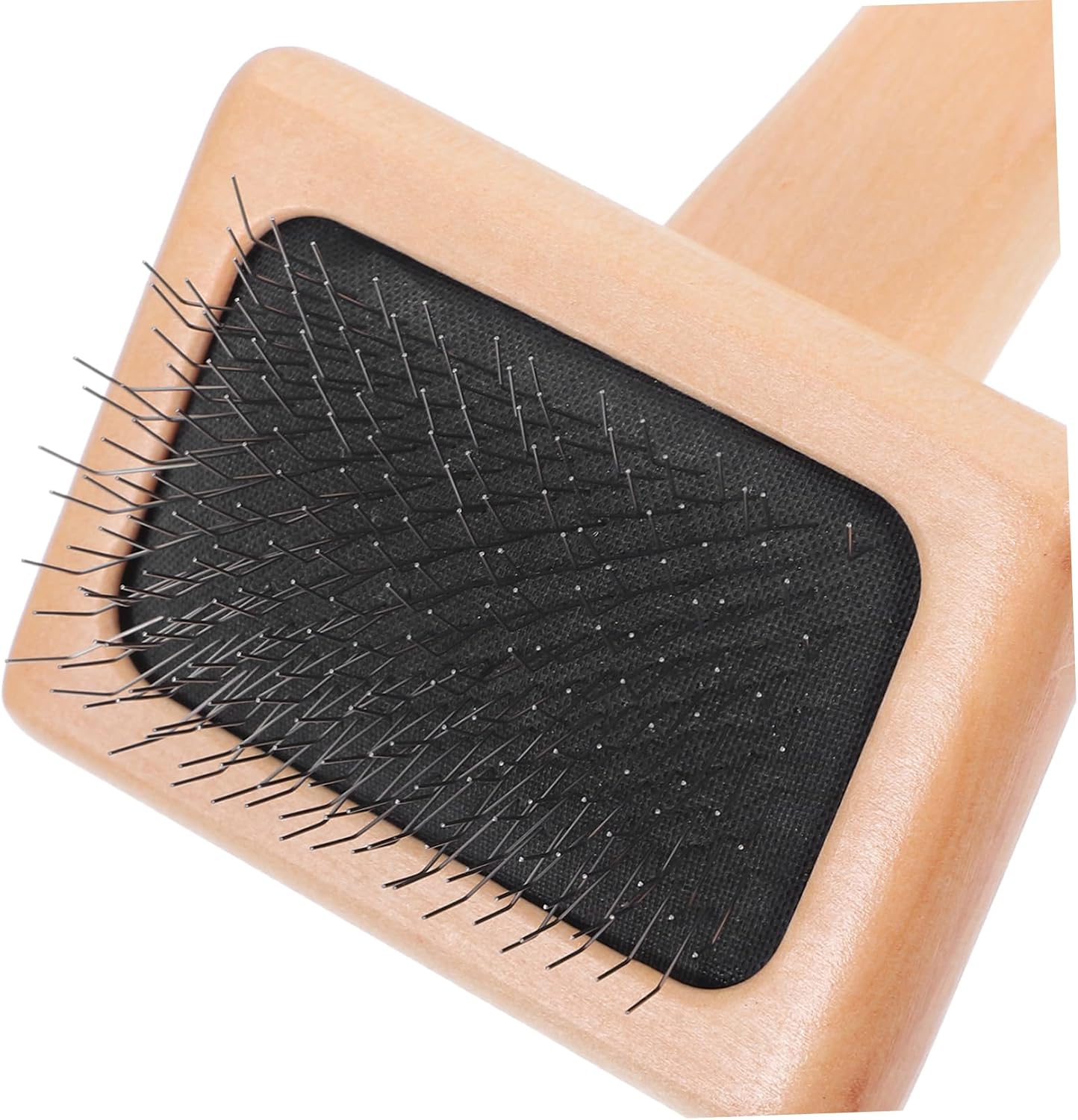 Beatifufu Ergonomic Hand Carders Felting Needle Tool Wooden Wool Carder Brush Slicker Brush -one Felting Craft Supplies