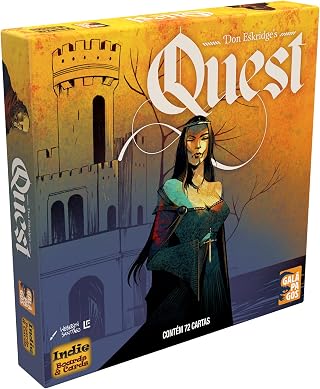 Galápagos, Quest, Jogo de Cartas para Amigos, 4 a 10 jogadores, 14 minutos por partida
