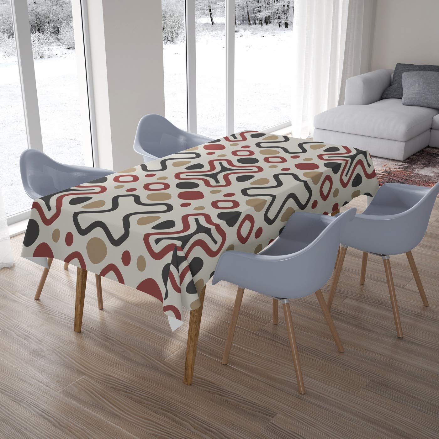 Bonamaison Kitchen Decoration, Tablecloth, 140cm x 200cm - Designed and Manufactured in Turkey