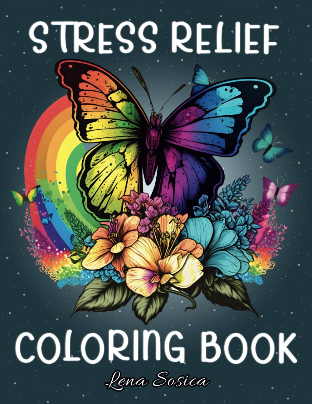 Stress Relief Coloring Book: Embrace Calmness and Creativity - Relaxing Designs to Color Your Worries Away