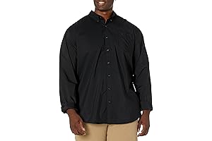 Men's Classic Fit Long Sleeve Signature Comfort Flex Dress Shirts (Standard and Big & Tall)