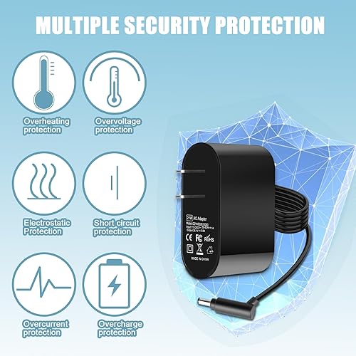 Miniatura 4 de KUNLUN Cargador de repuesto para batería de 21.6 V V6 V7 V8 DC58 DC59 DC61 DC62 SV03 SV04 SV05 SV06 AnimalAbsolutoFluffyMotorhead Aspirador, para