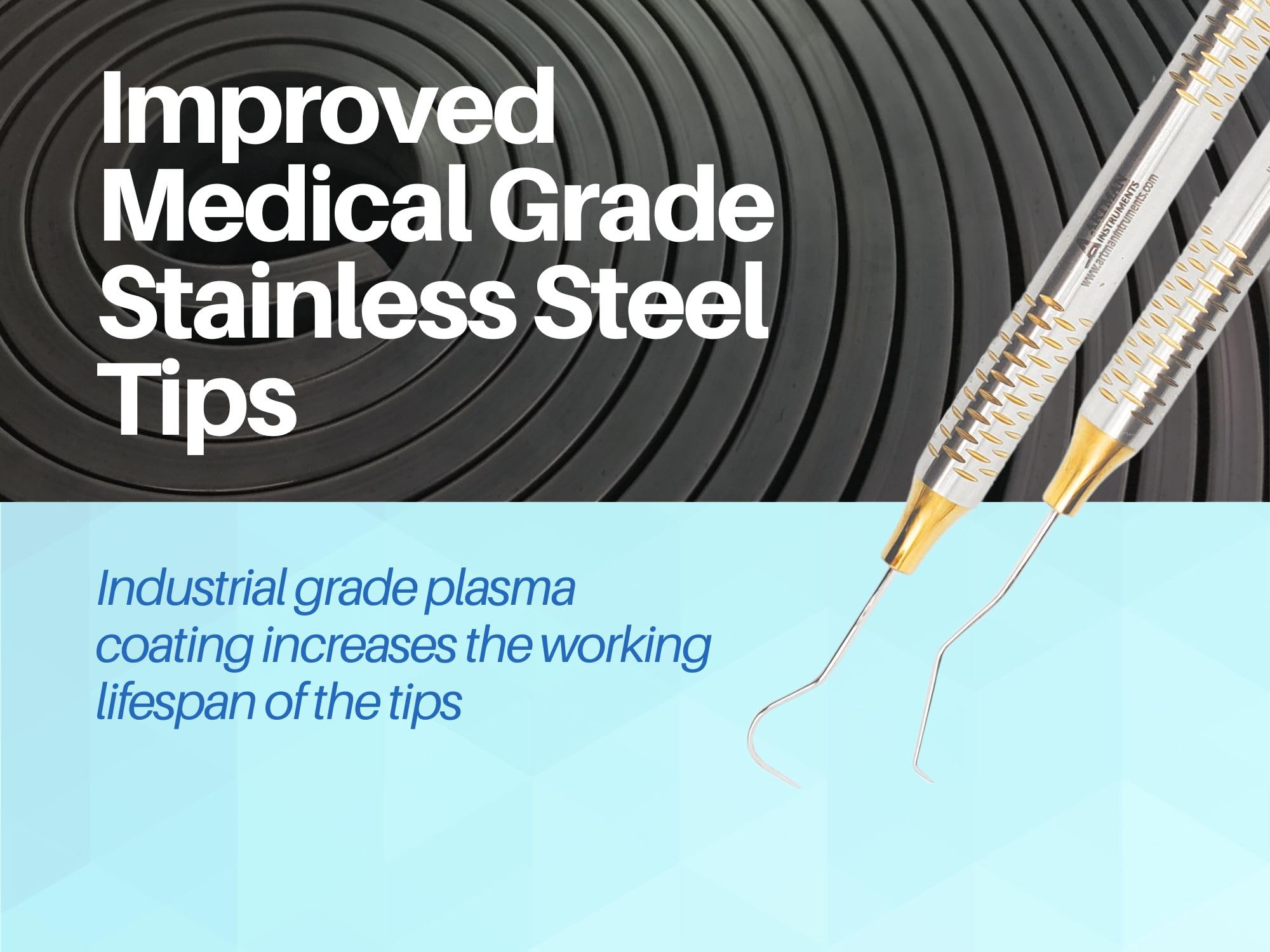 Artman Instruments Dental Explorer – Precision Double-Ended Diagnostic Probe for Dental Examinations