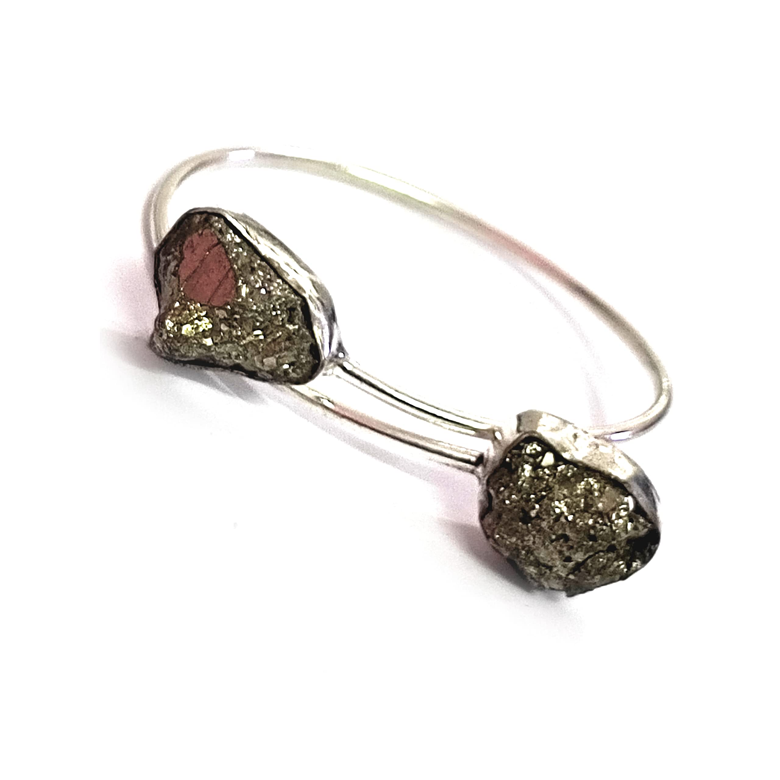 ASTROGHAR Natural Pyrite Raw Rough Uneven Shaped Crystal Wealth Crystal Cuff Metal bracelet For Men And Women (B0BQW8BS1W) Amazon Price History, Amazon Price Tracker
