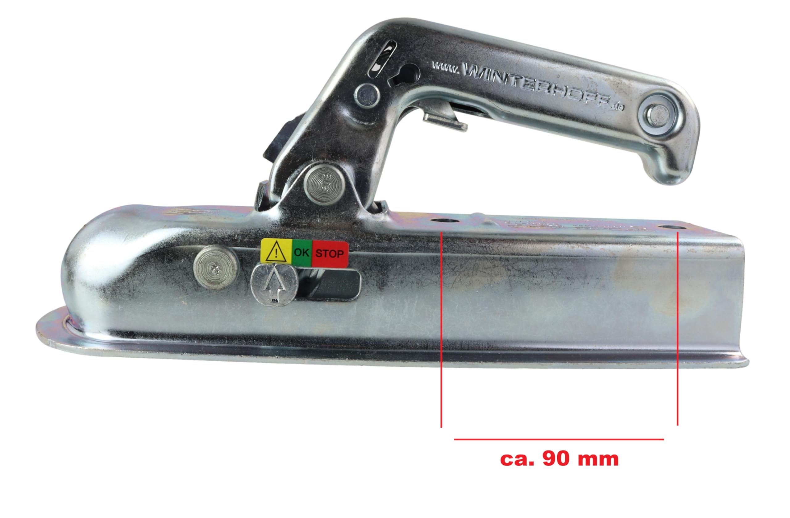 Albe Winterhoff WW 8 - E Zugkugelkupplung EM 80 V AUSF. E Kugelkupplung Vierkant 50mm Kupplung Anhänger 05250