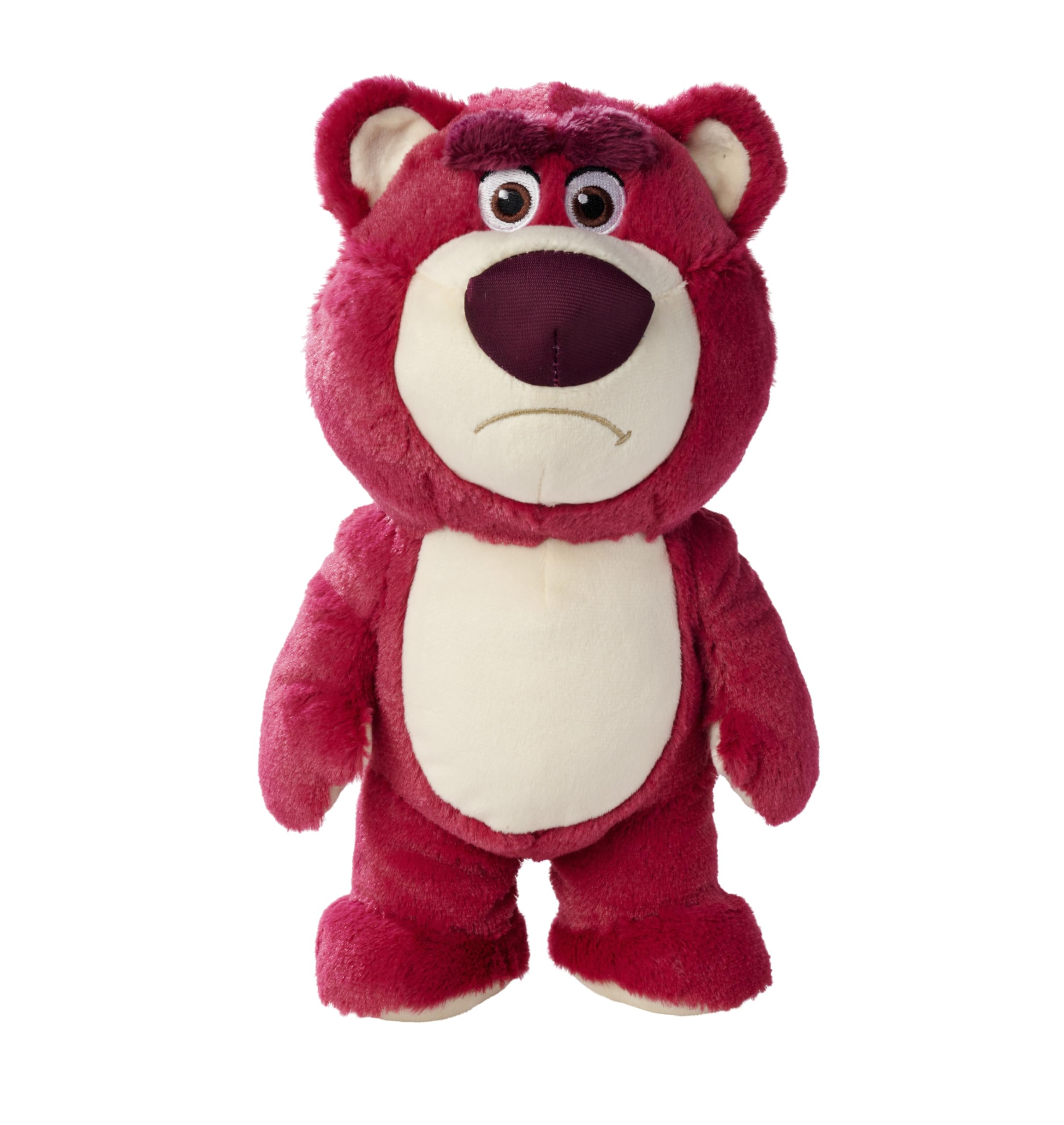 Disney Pixar Flufflets Lotso, 25cm tall cuddly character for snuggles or play, suitable for gift, birthday or Christmas
