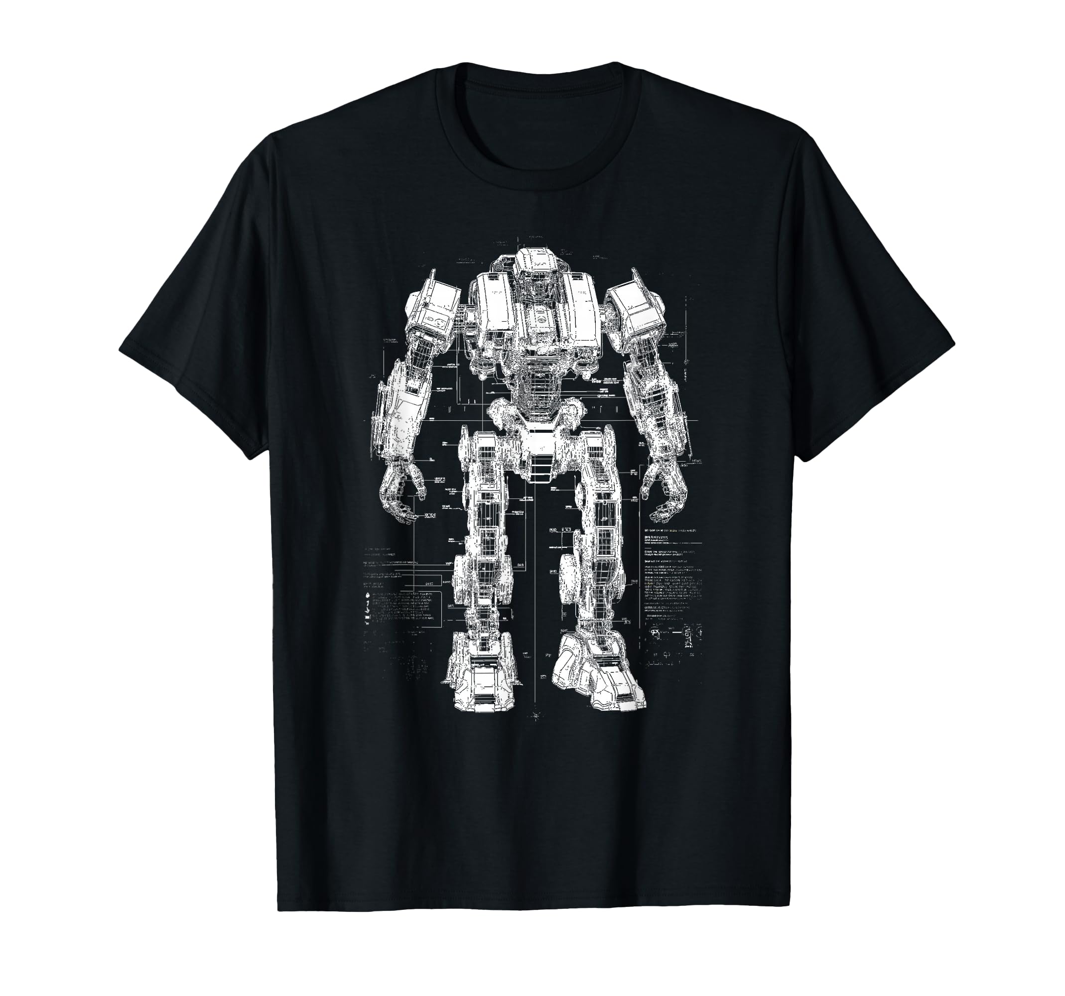 Mech Robot Design/Sketch/Drawing T-Shirt